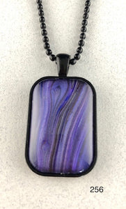 Original Acrylic and Glass Pendant - Handcrafted and One-of-a-Kind (#256)