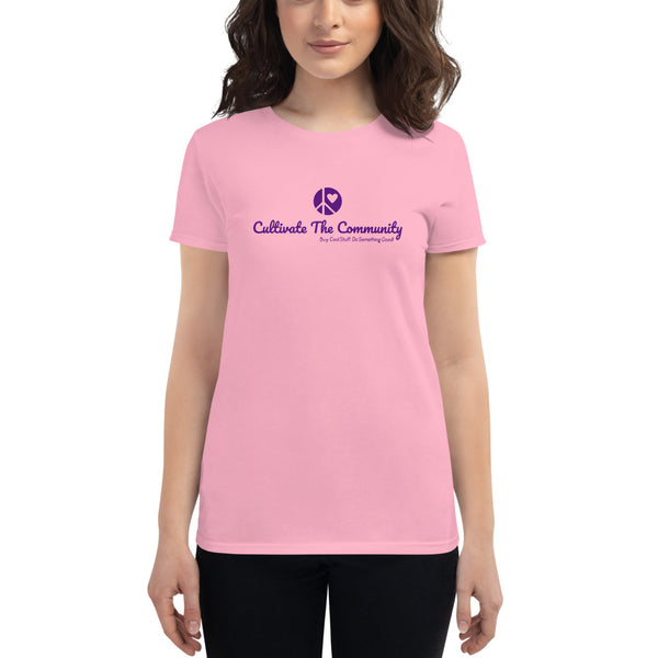 Women's short sleeve t-shirt with CTC logo