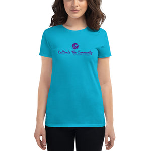 Women's short sleeve t-shirt with CTC logo