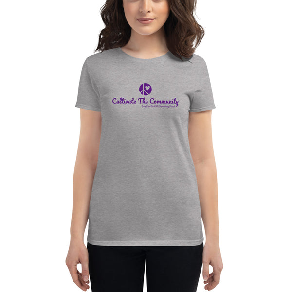 Women's short sleeve t-shirt with CTC logo